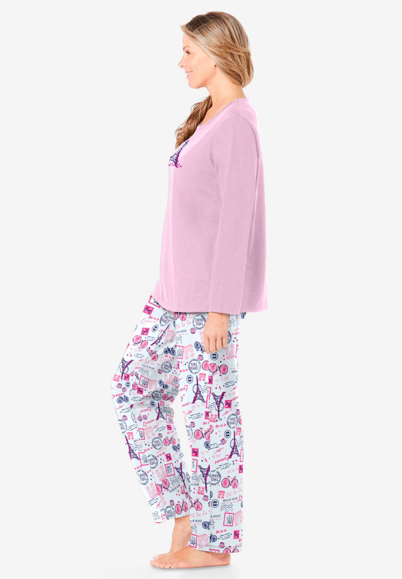 Long Sleeve Knit PJ Set image number 2