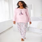 Long Sleeve Knit PJ Set image number 0