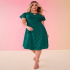 Keyhole Lace Dress image number null