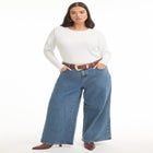 Ribbed Crewneck Top image number null