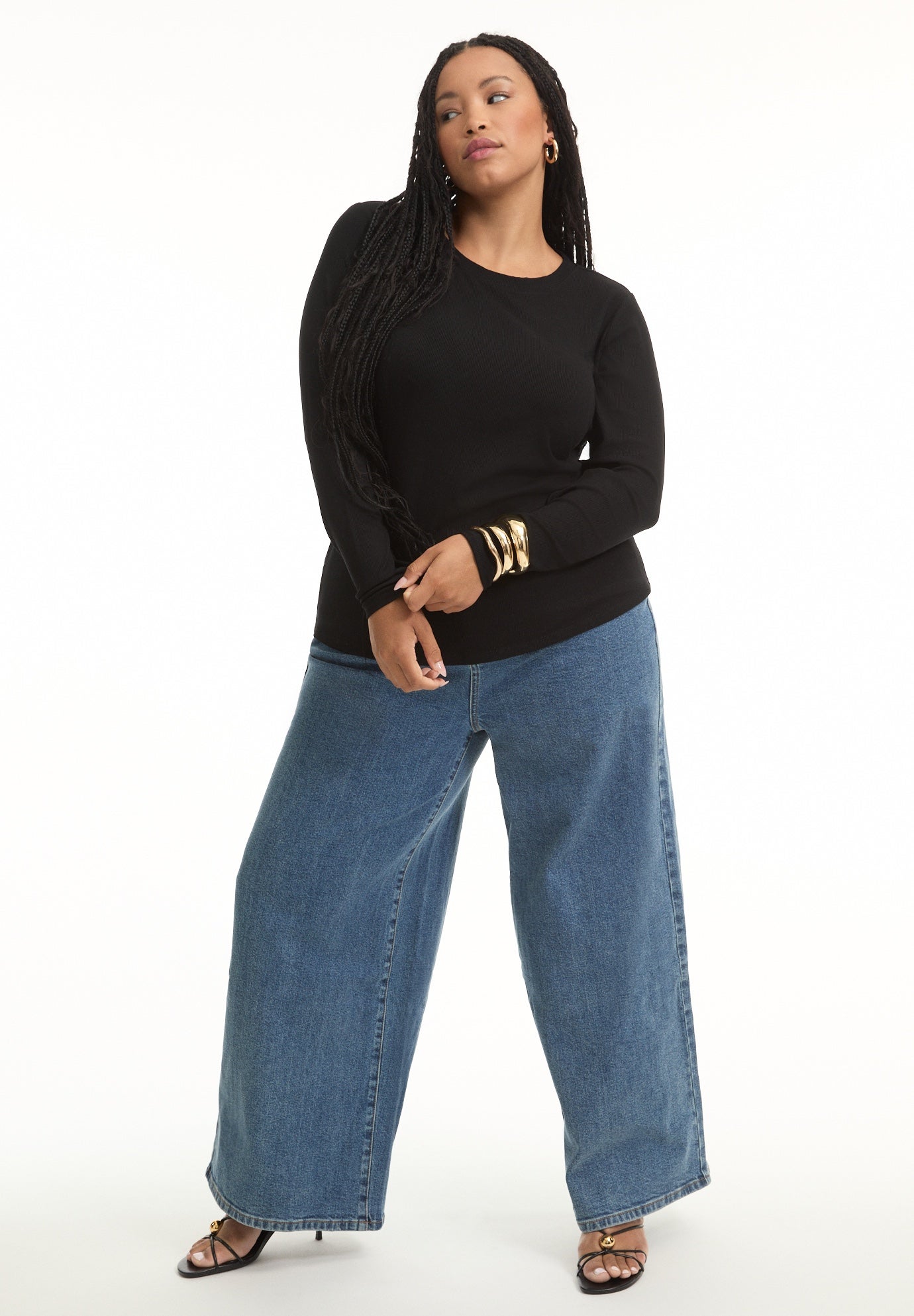 Ribbed Crewneck Top image number 0