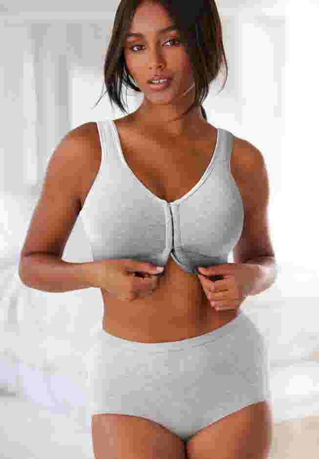 Wireless Front-Close Lounge Bra image number 3