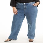June Fit High-Rise Straight-Leg Stretch Jeans image number null