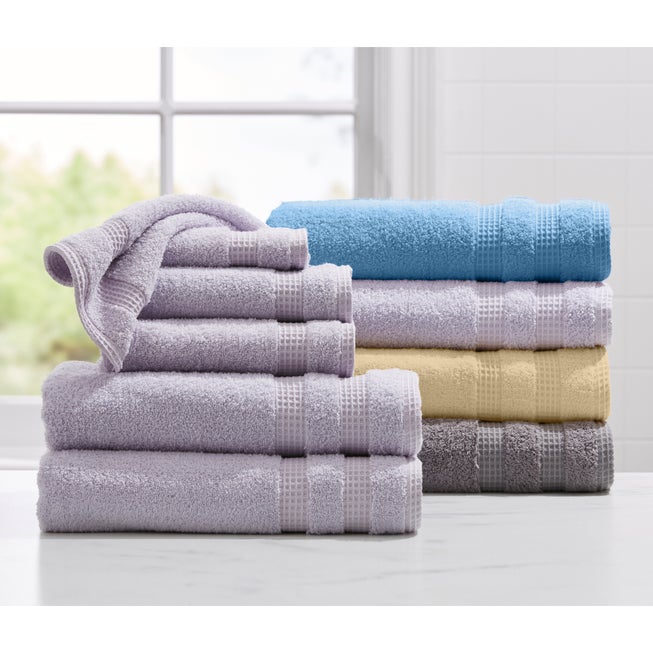 Waffle Quick Dry 6-PC Bath Set image number null