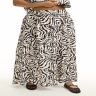 Pull-On Flowy Maxi Skirt image number null