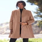 Leather Swing Coat image number null