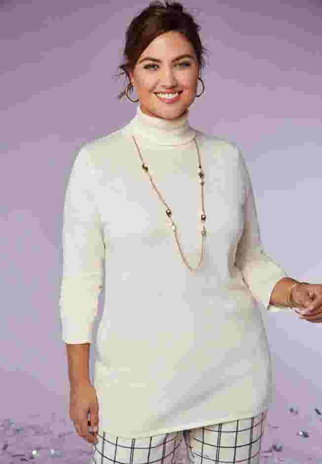 Cotton Cashmere Turtleneck image number 6