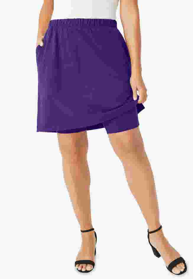 Everyday Stretch Cotton Skort image number 0