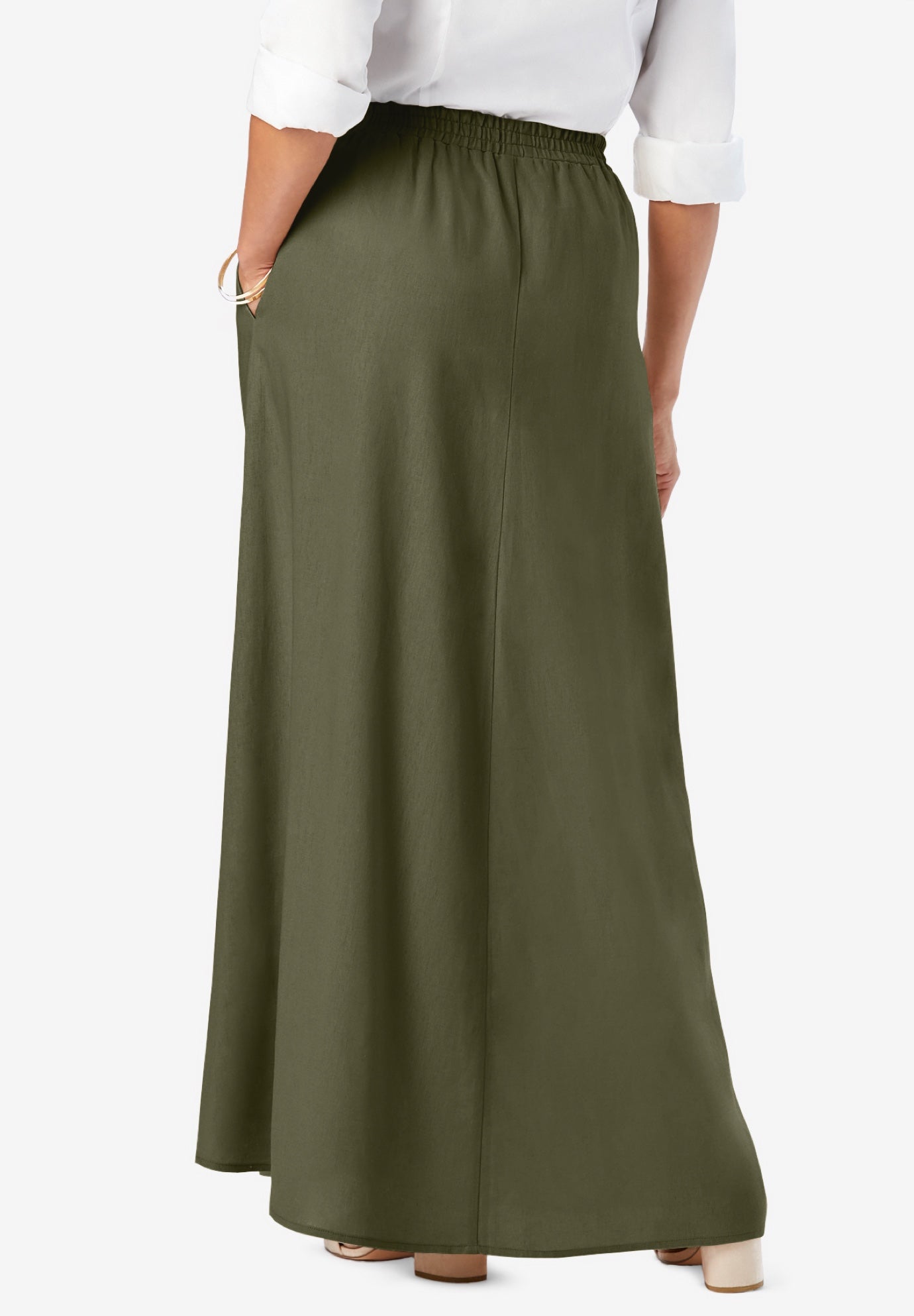 Linen Maxi Skirt image number 2