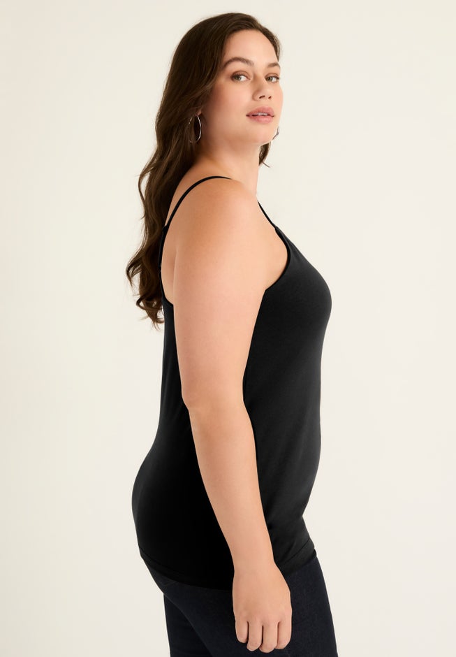 Lace-Trim Bra Cami image number 2