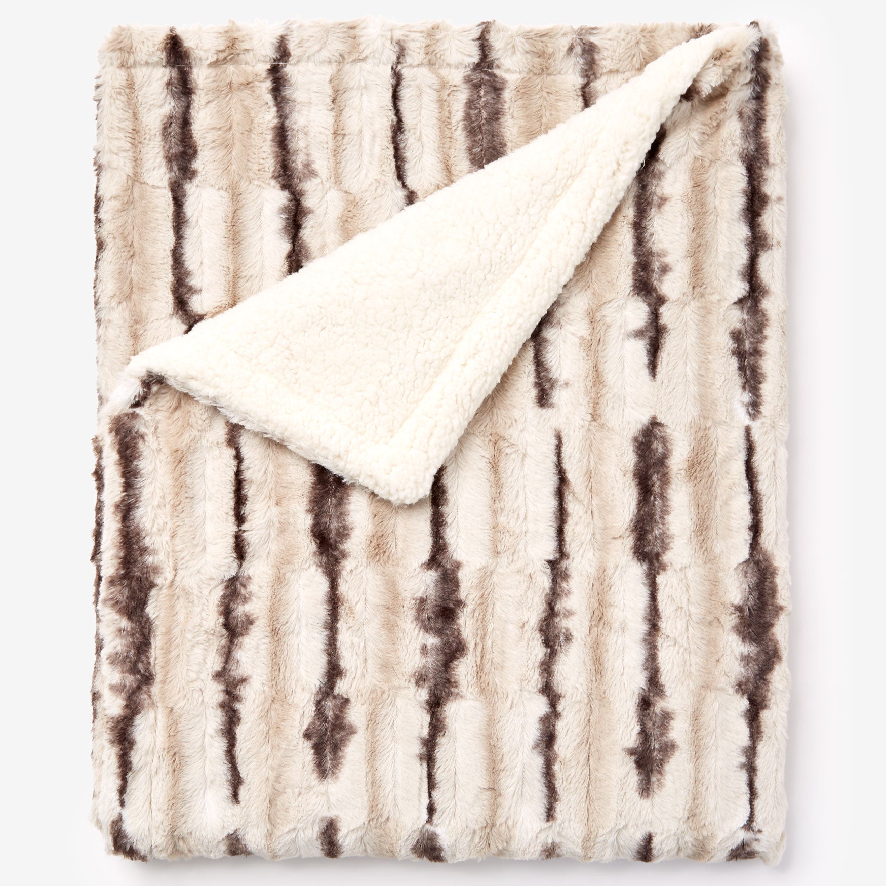 Faux Fur Animal Print Blanket image number 0