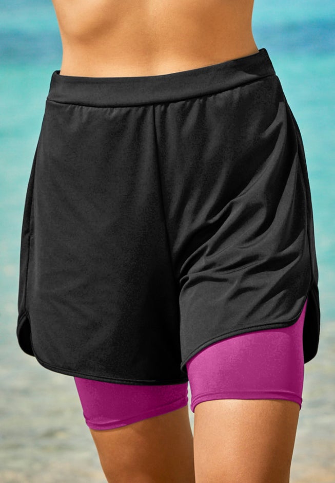 Swim Boardshort with Pop Color Inner Bike Short image number 0