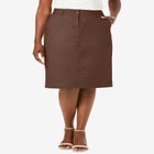 Stretch Cotton Chino Skirt image number 0