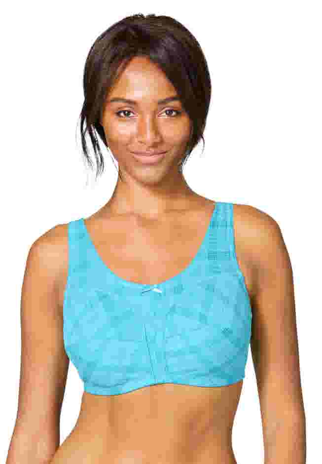 Cotton Back-Close Wireless Bra image number 5
