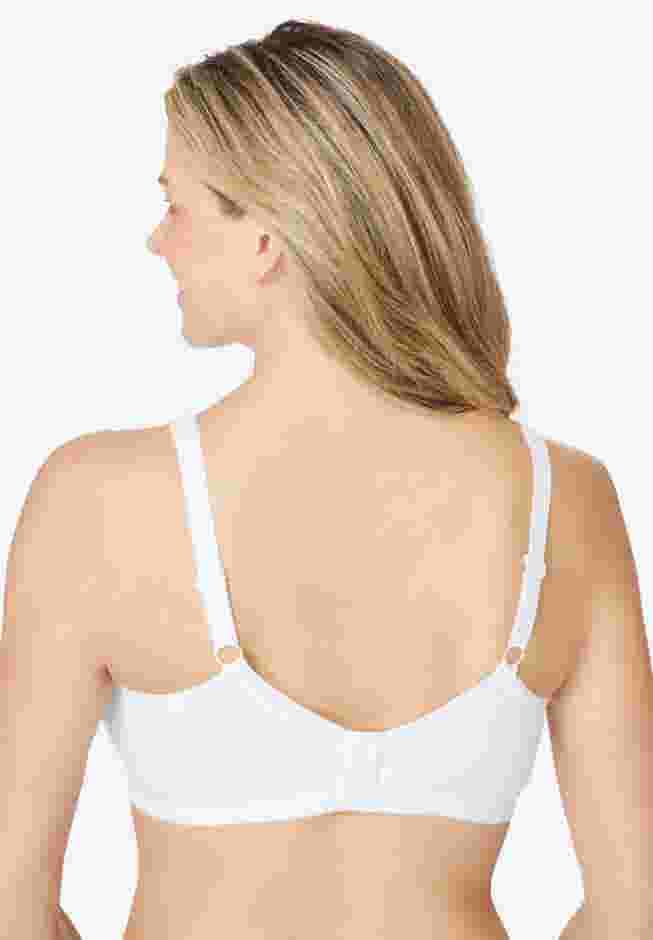 Cotton Back-Close Wireless Bra image number 2