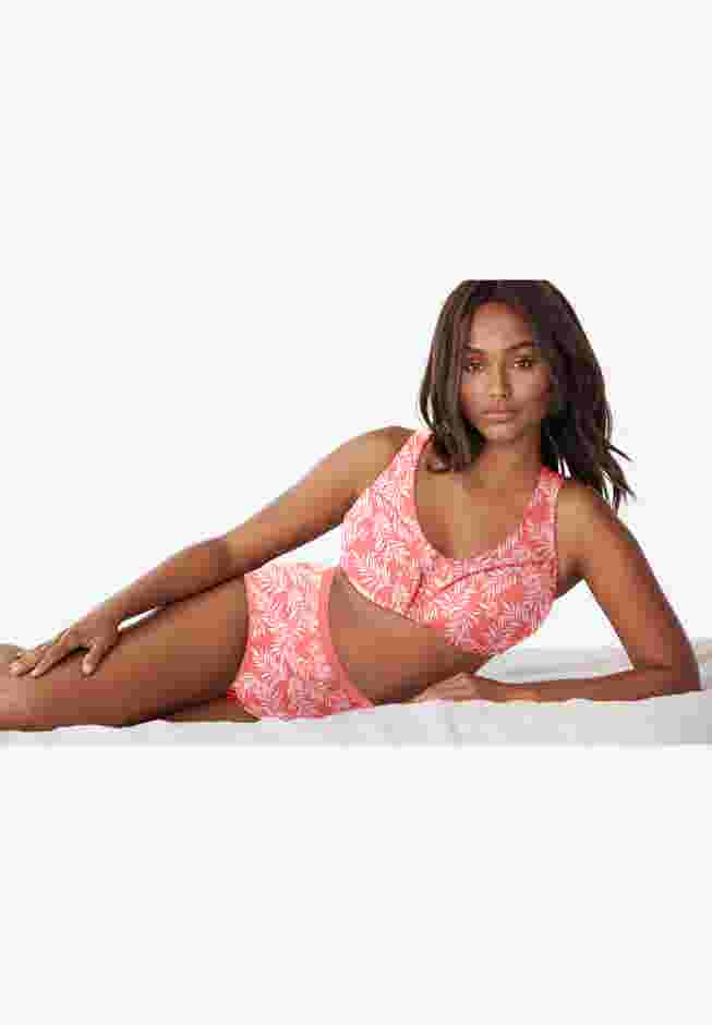 Cotton Back-Close Wireless Bra image number 9
