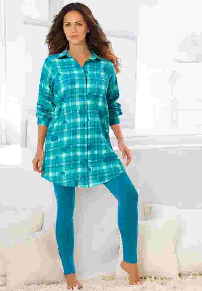 Plaid PJ Set  image number 3