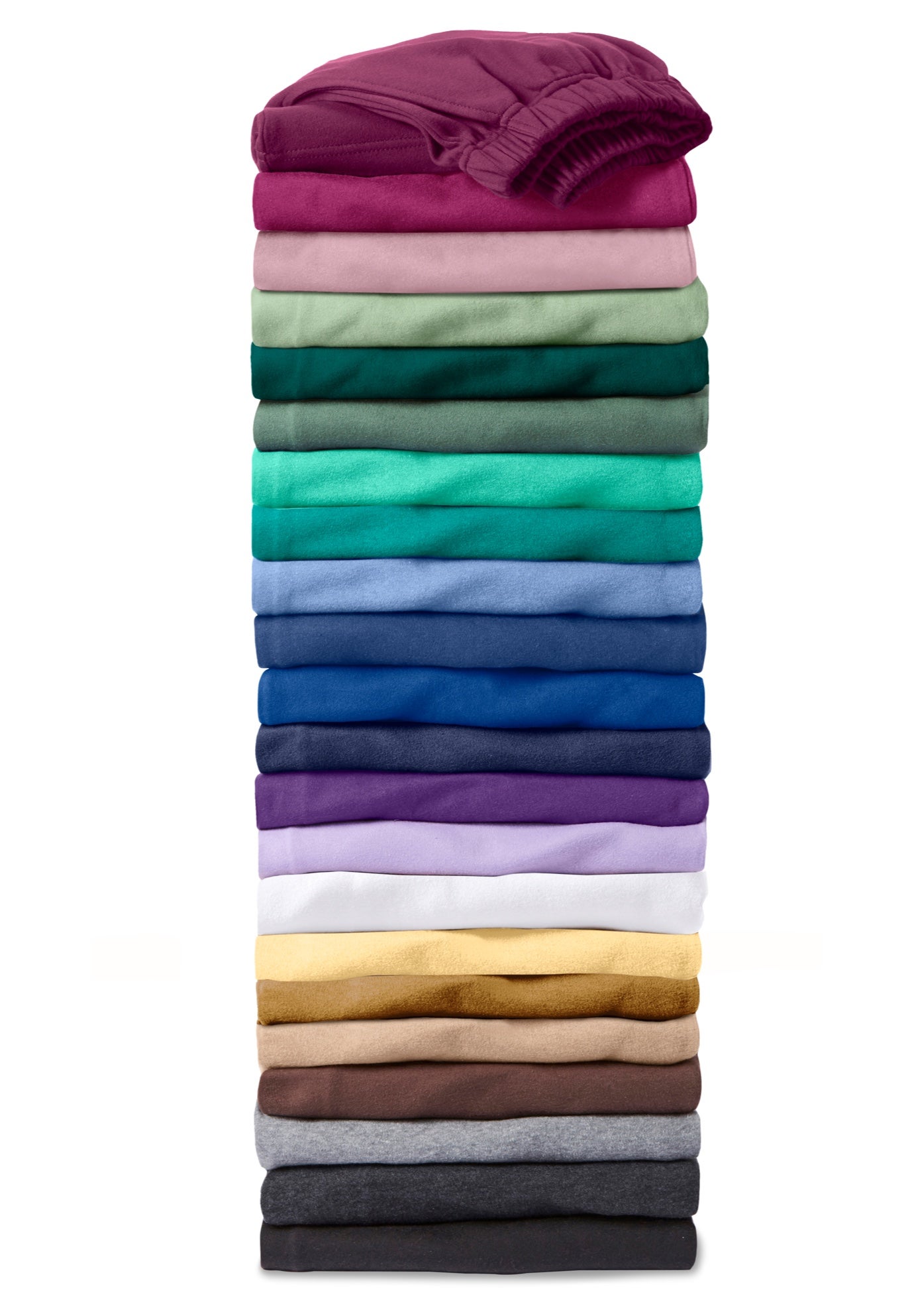 7-Day Straight-Leg Elastic-Waist Stretchy Knit Pant image number 8