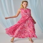 Georgette Flyaway Maxi Dress image number null