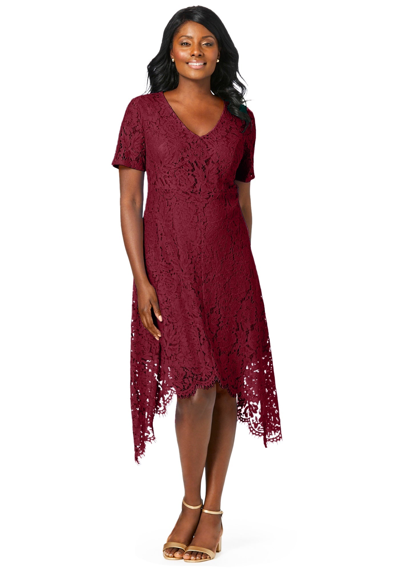 Lace Handkerchief Dress image number 0