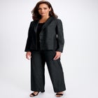 Slubbed Denim Blazer image number null