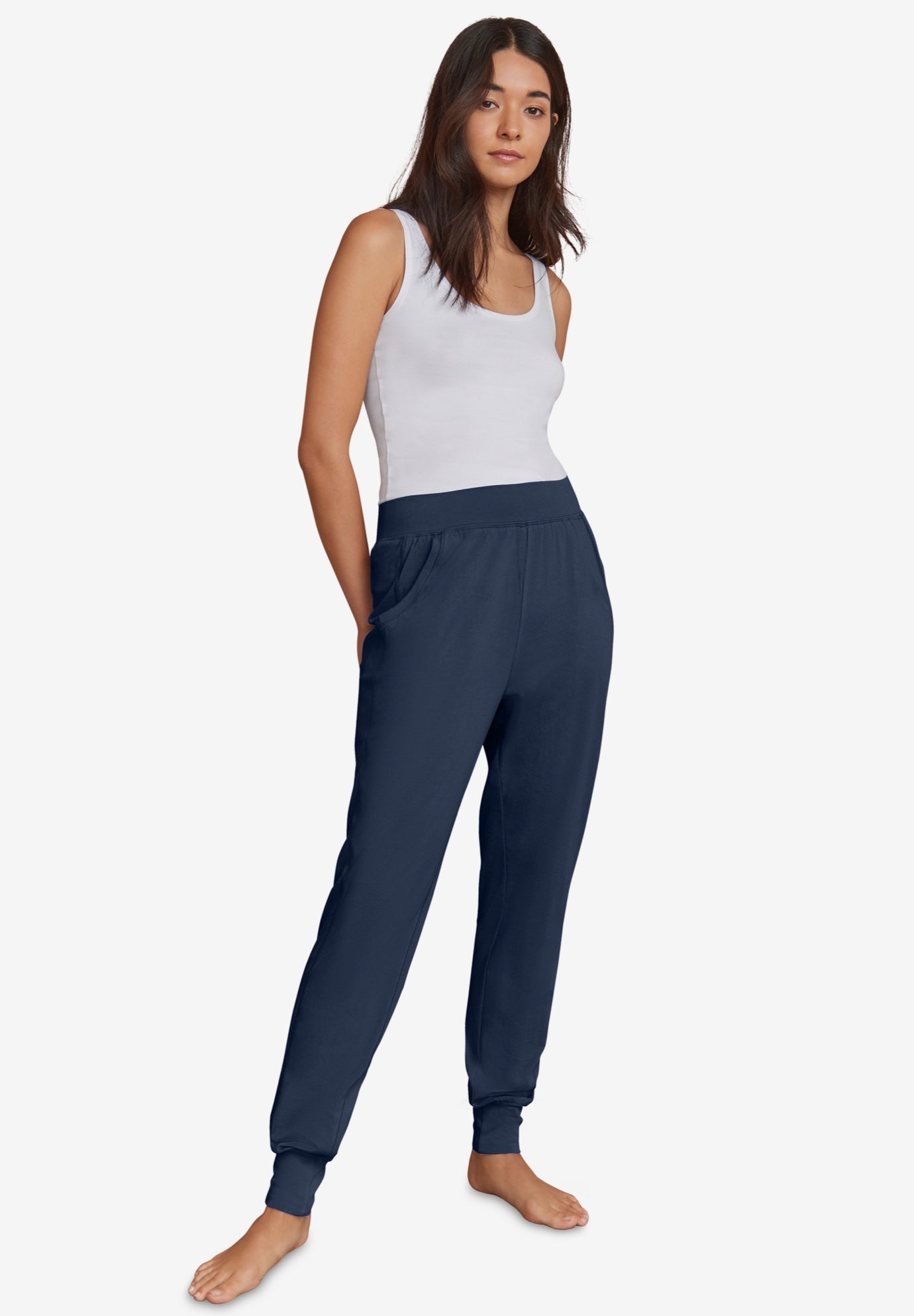 Cotton Spandex Jogger Pull On Pants image number 0