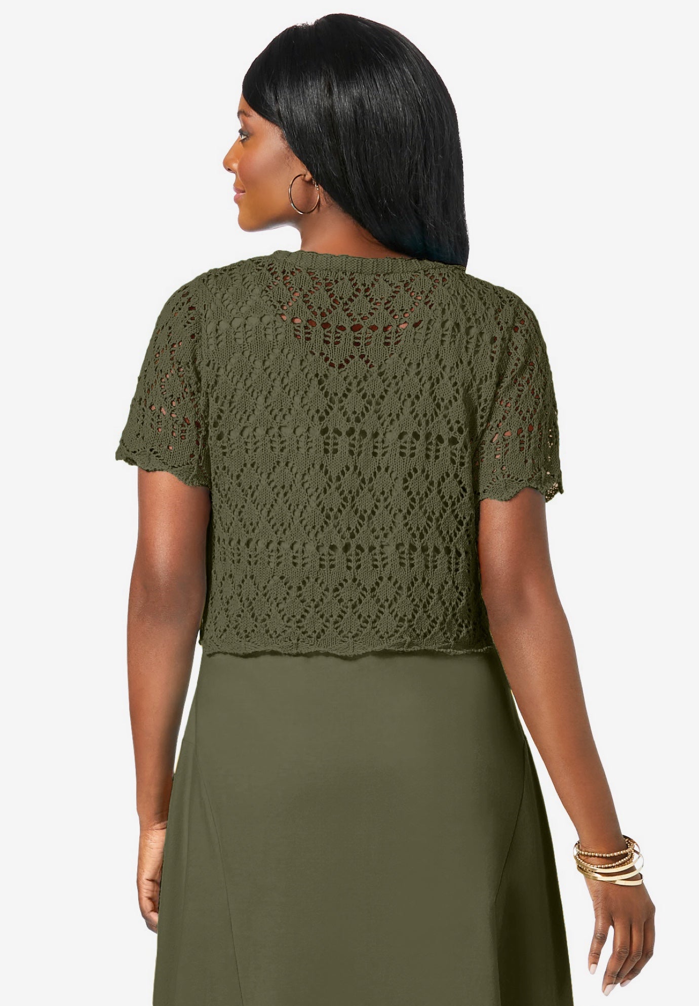 Crochet Shrug image number 1