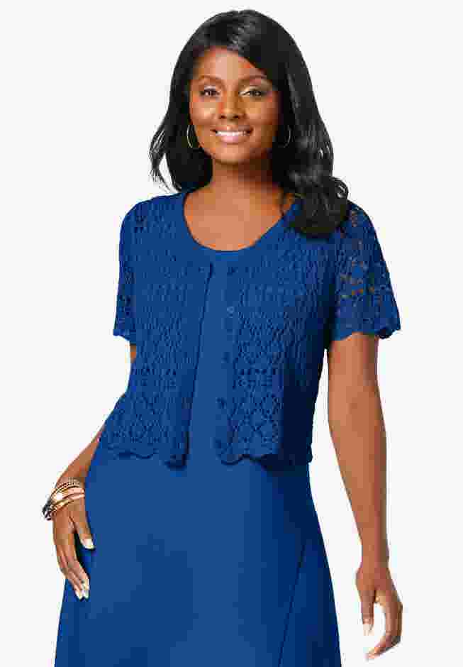 Crochet Shrug image number 0
