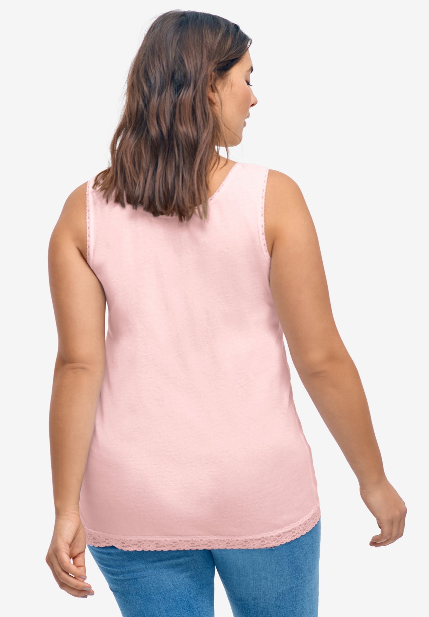 Lace Trim Tank image number 1