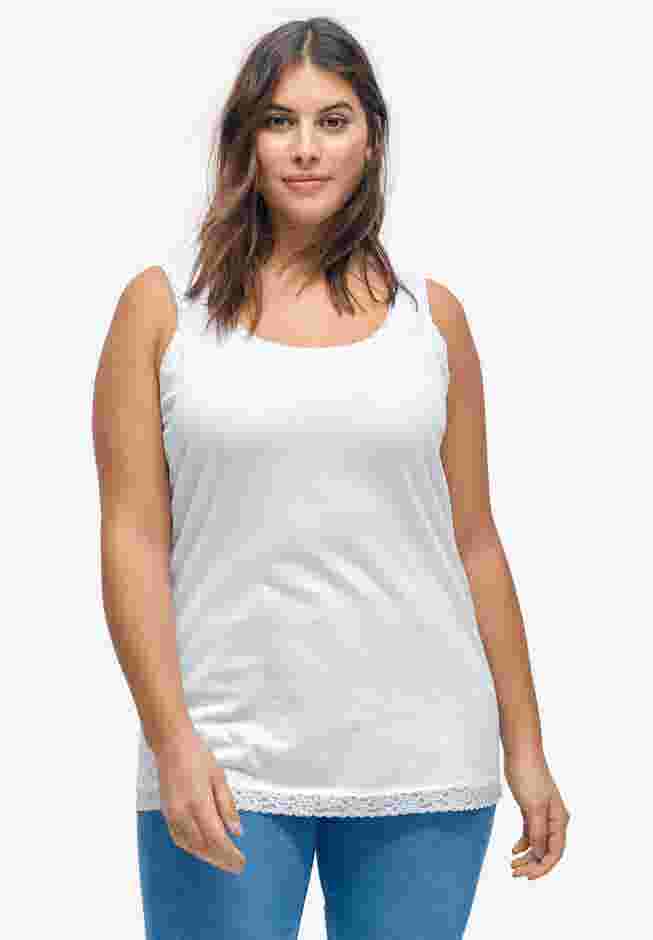 Lace Trim Tank image number 0
