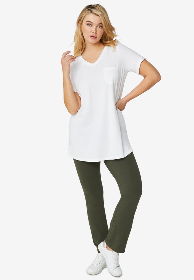 V-neck A-line Tunic image number 3