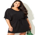 Layla Flutter Sleeve Tunic Cover Up image number null
