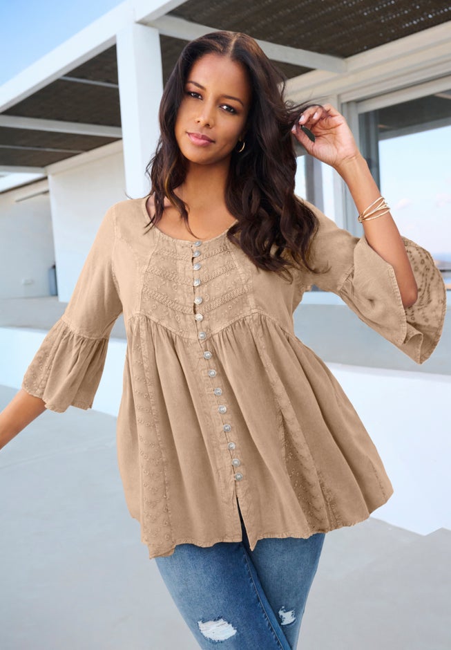 Taylor Acid Wash Big Shirt image number 4