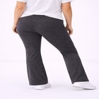 Cotton Spandex Full Length Bootcut Flat Waistband Leggings image number 1