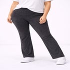 Cotton Spandex Full Length Bootcut Flat Waistband Leggings image number 0