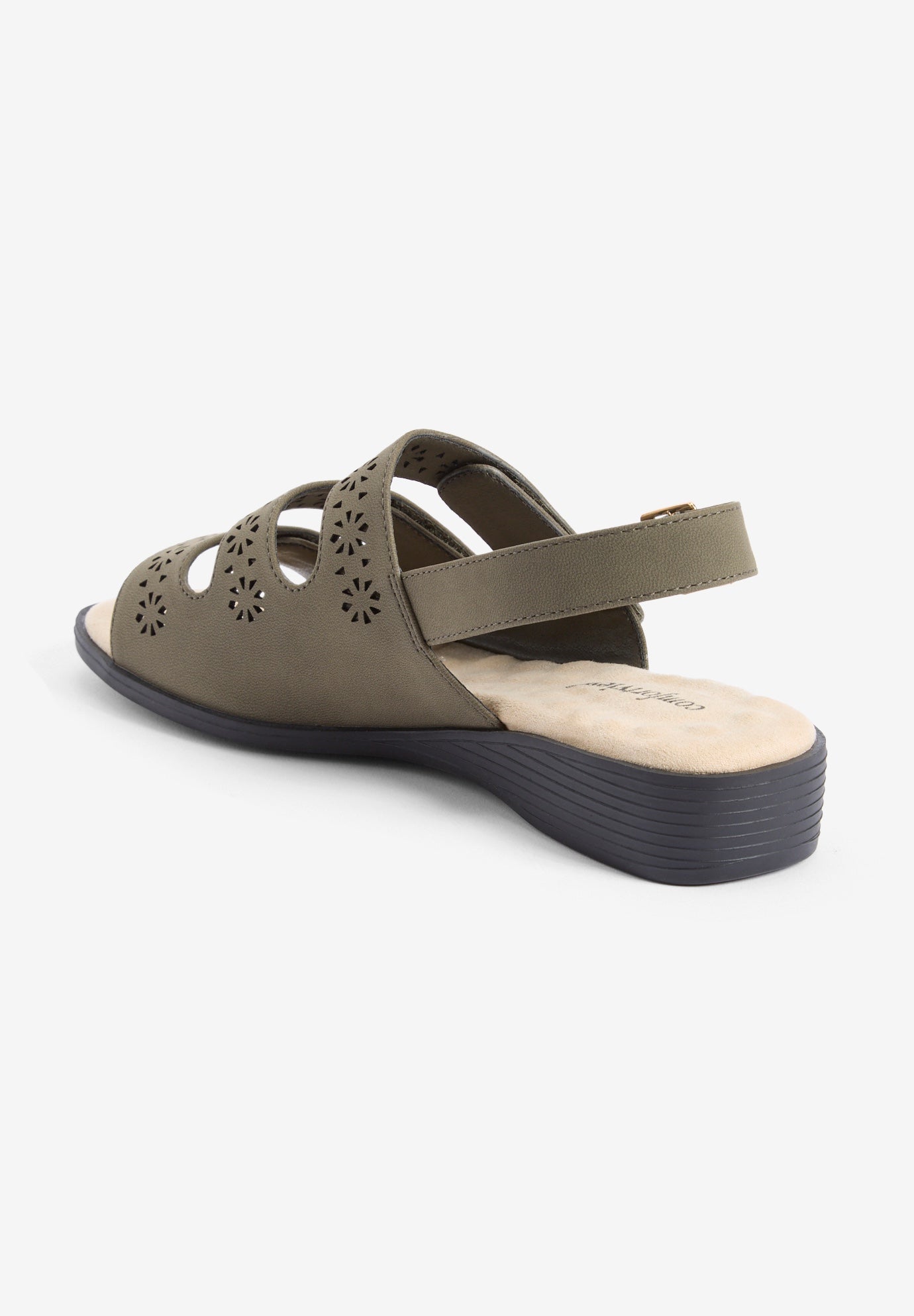 The Sutton Suede-Like Adjustable Sandal image number 2
