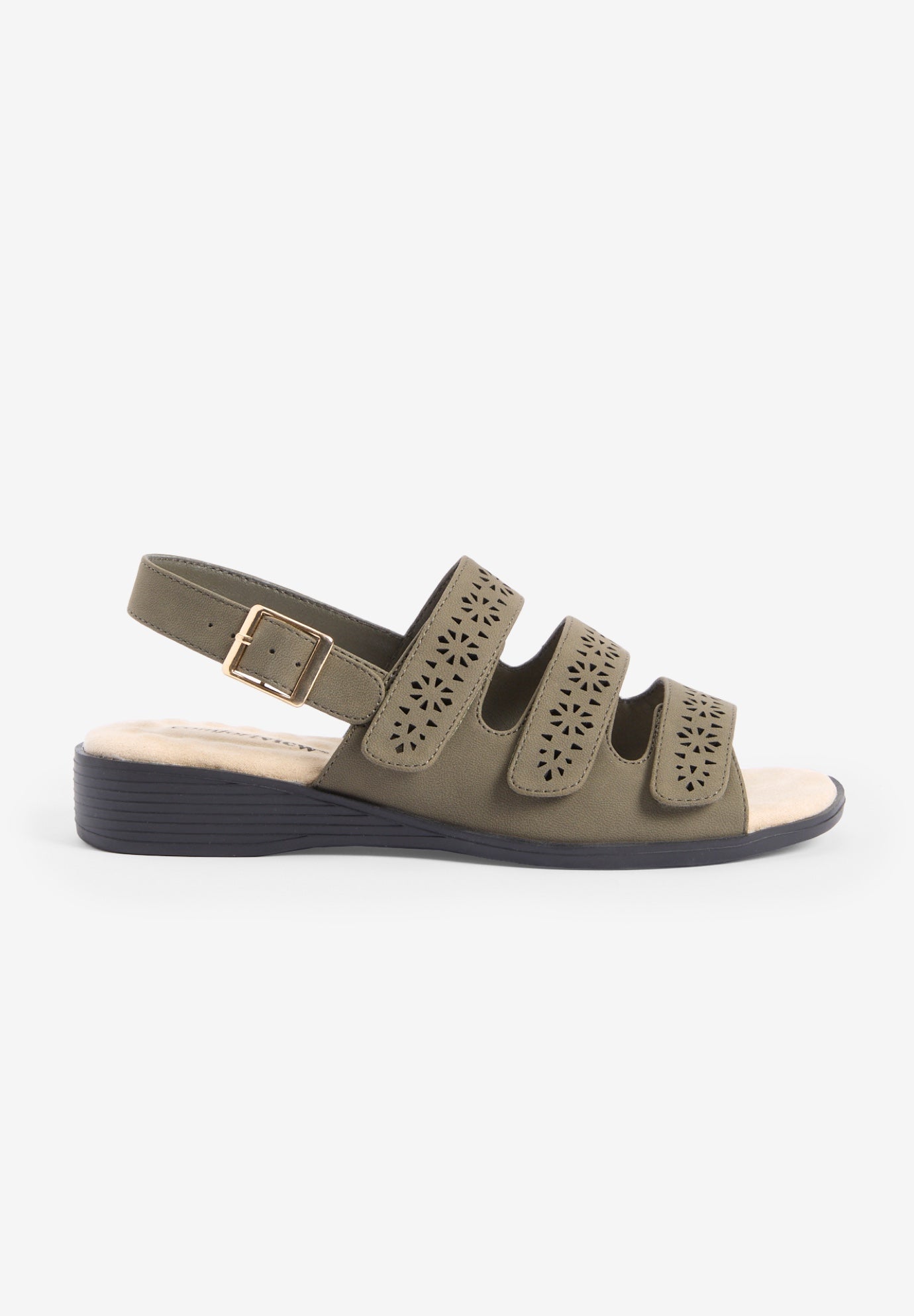 The Sutton Suede-Like Adjustable Sandal image number 4