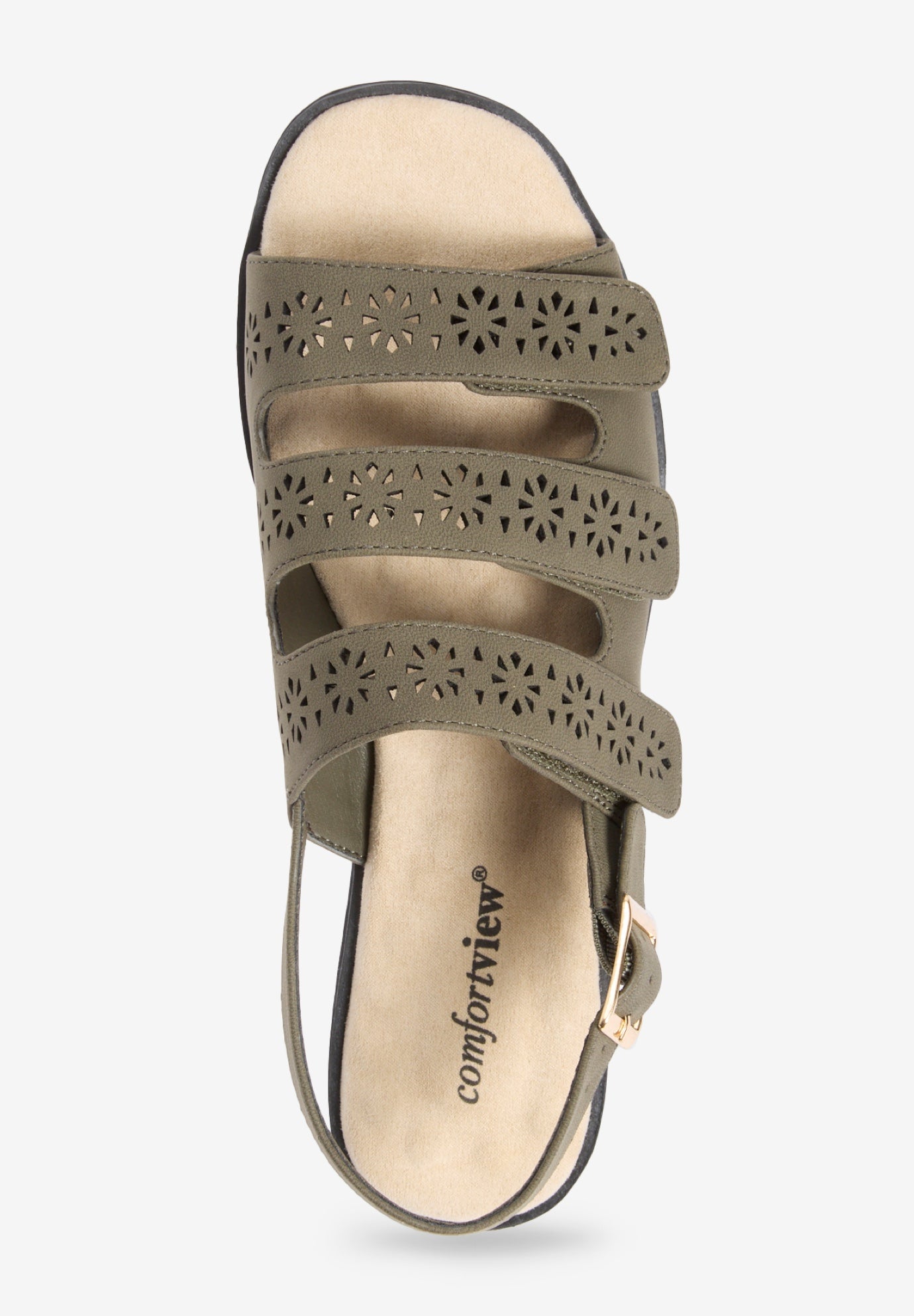 The Sutton Suede-Like Adjustable Sandal image number 5
