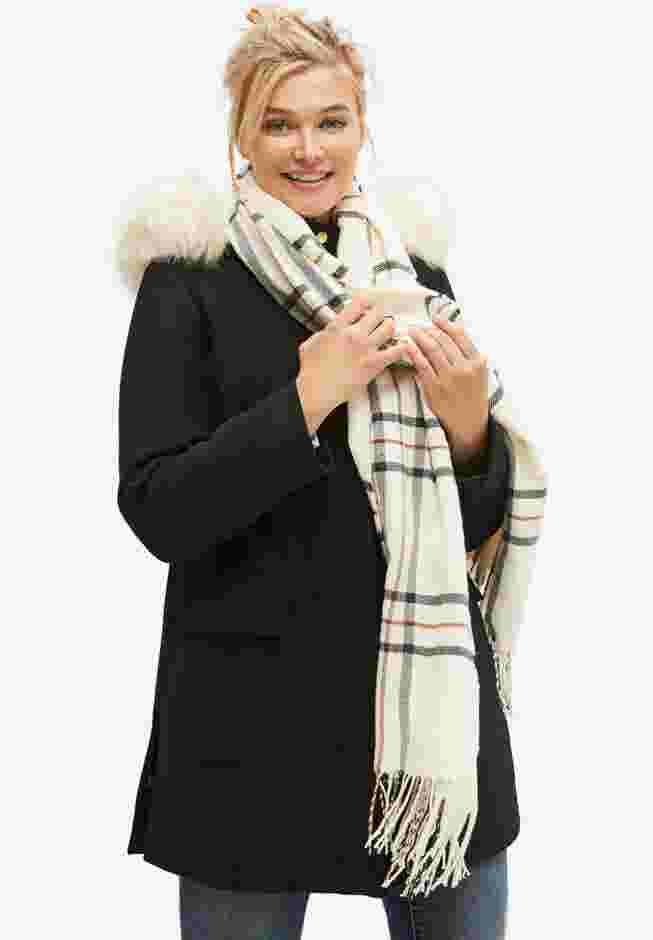 Fringe Trim Scarf image number 0