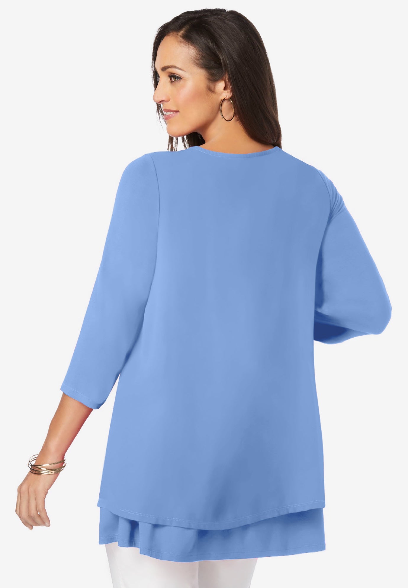 Double-Layer High-Low Tunic image number 2