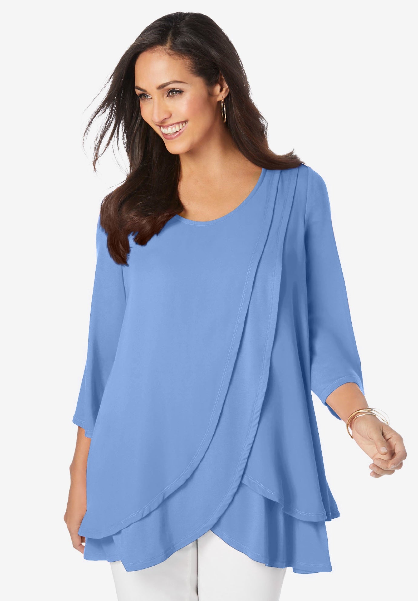 Double-Layer High-Low Tunic image number 0