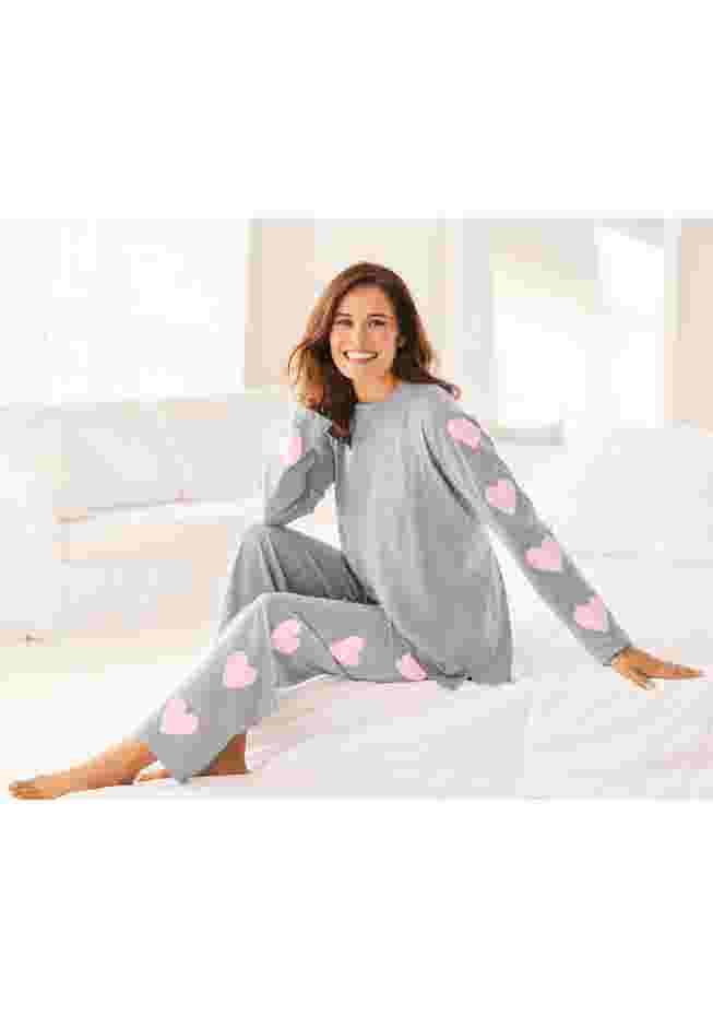 Dreams & Co® Side Print Pajama Set image number 4