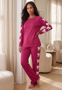 Side Print Pajama Set