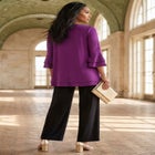 Ruffle Layered Sleeve Top image number 1