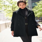 A-Line Wool Peacoat image number null