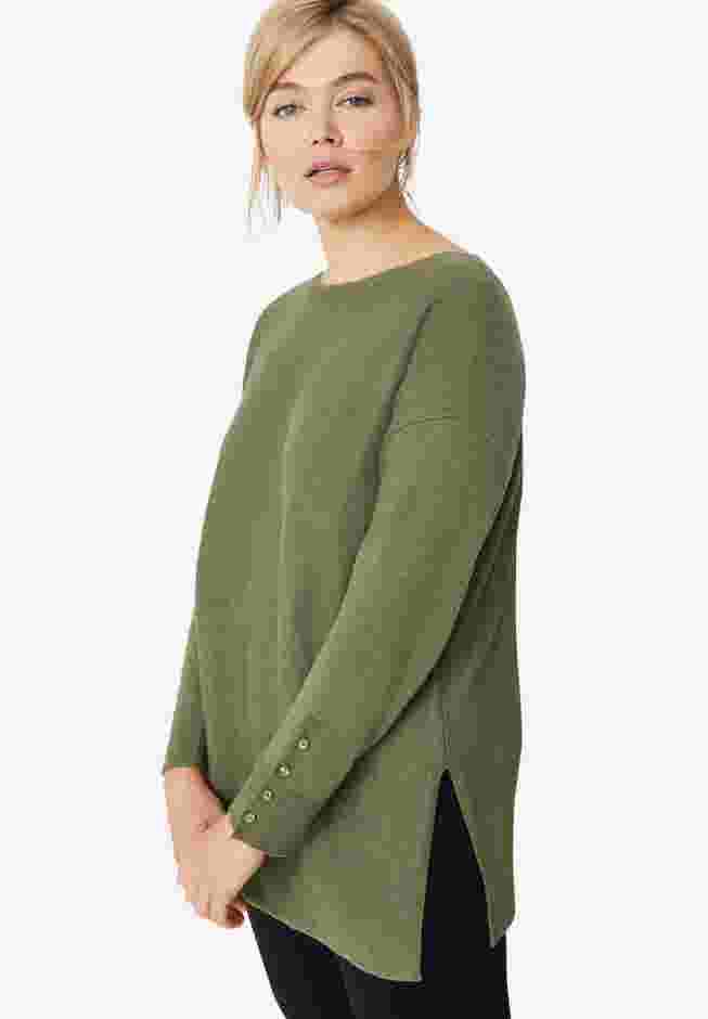Boatneck Sweater Tunic image number 0