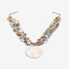 Shell Medallion Necklace image number null