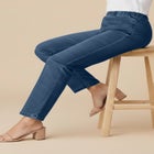 Plus Size Comfort Stretch Straight Leg Jean image number null
