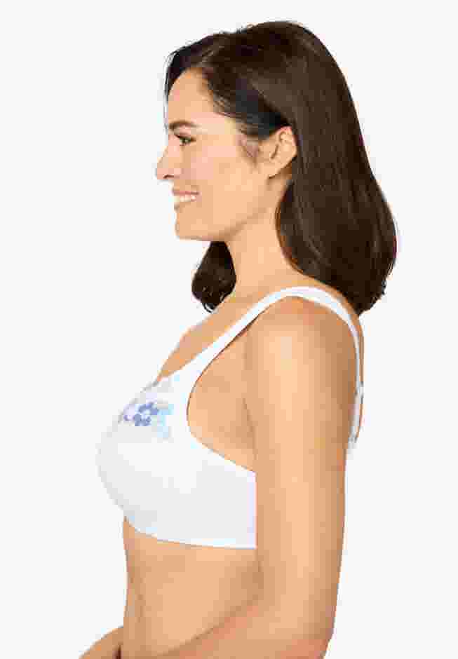Glamorise® Wonderwire® Front-Close Cotton Underwire Bra 1241 image number 2