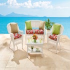 BH Outdoor Performance Tufted Wicker Chair Cushion image number null